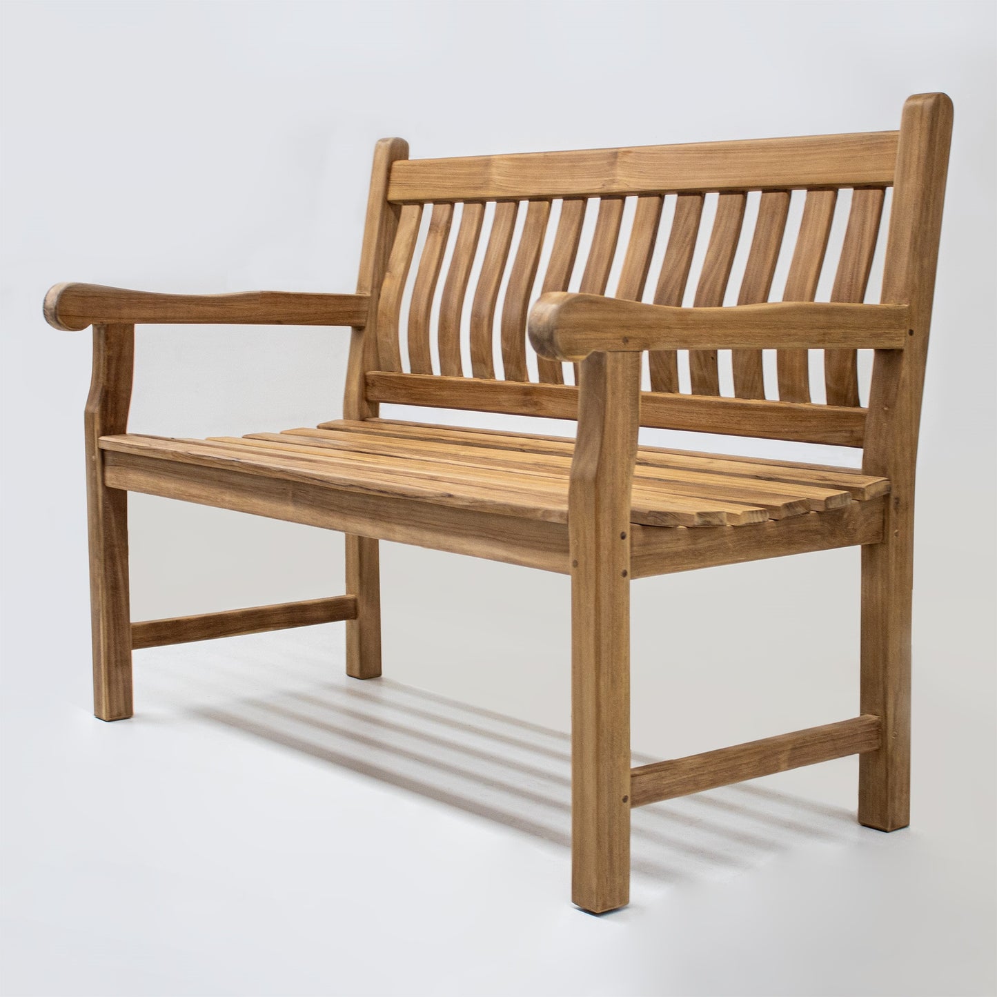Gartenbank aus Teak – Serie München – 120 cm