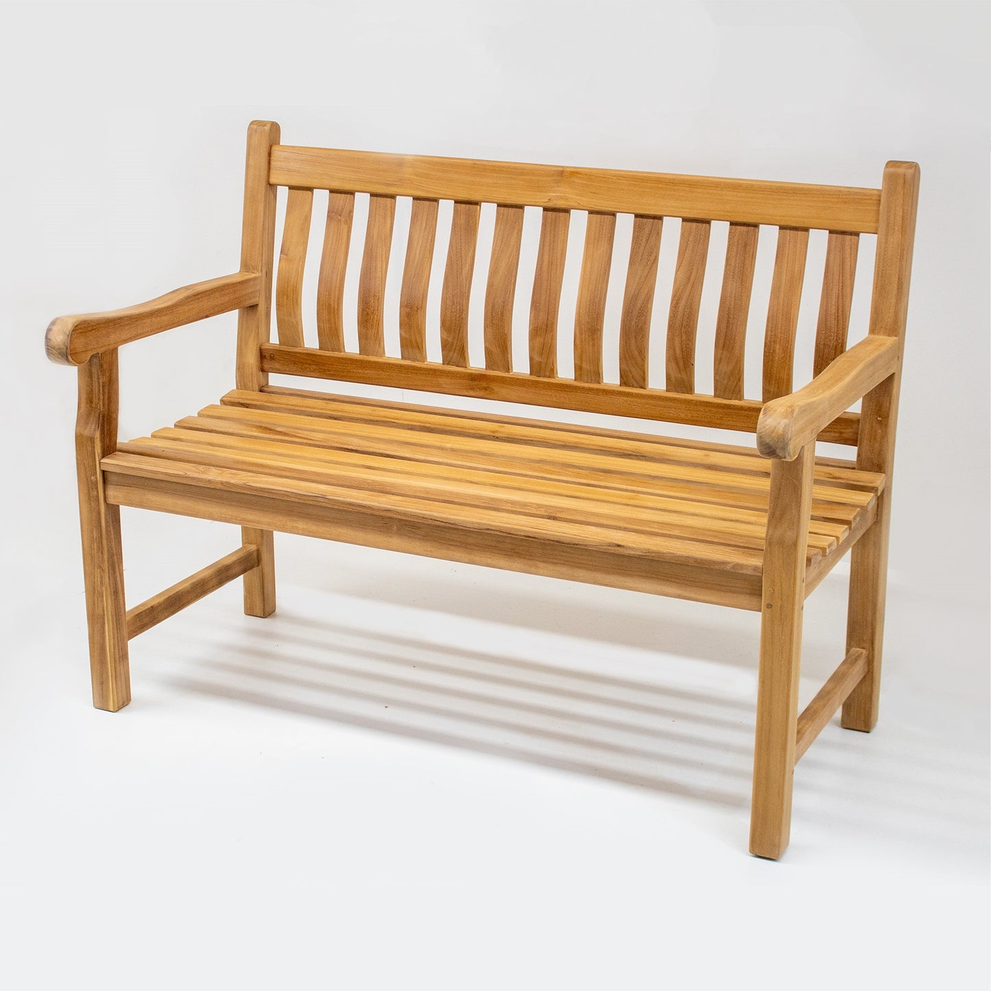 Gartenbank aus Teak – Serie München – 120 cm