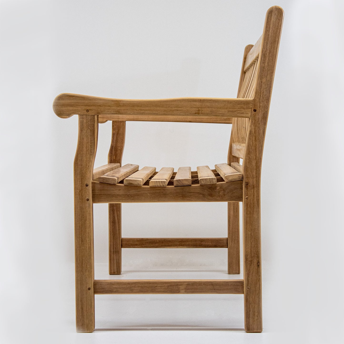 Gartenbank aus Teak – Serie München – 120 cm