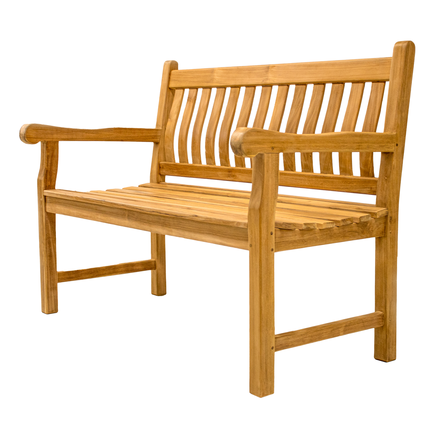 Gartenbank aus Teak – Serie München – 120 cm